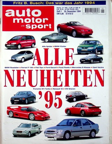 Deckblatt Auto Motor und Sport (01/1994)
